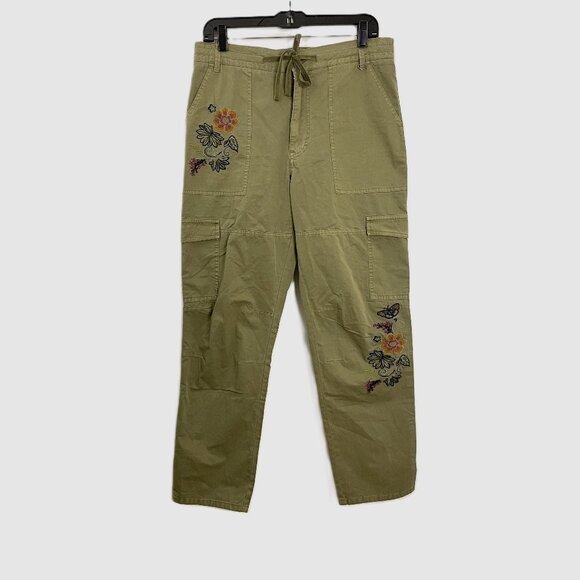 Sundance Floral Embroidered Cargo Pant - Picture 2 of 13